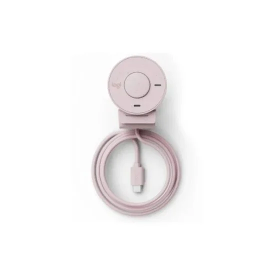Logitech Brio 300 1080P Usb-C Webcam With Privacy Shutter - Rose